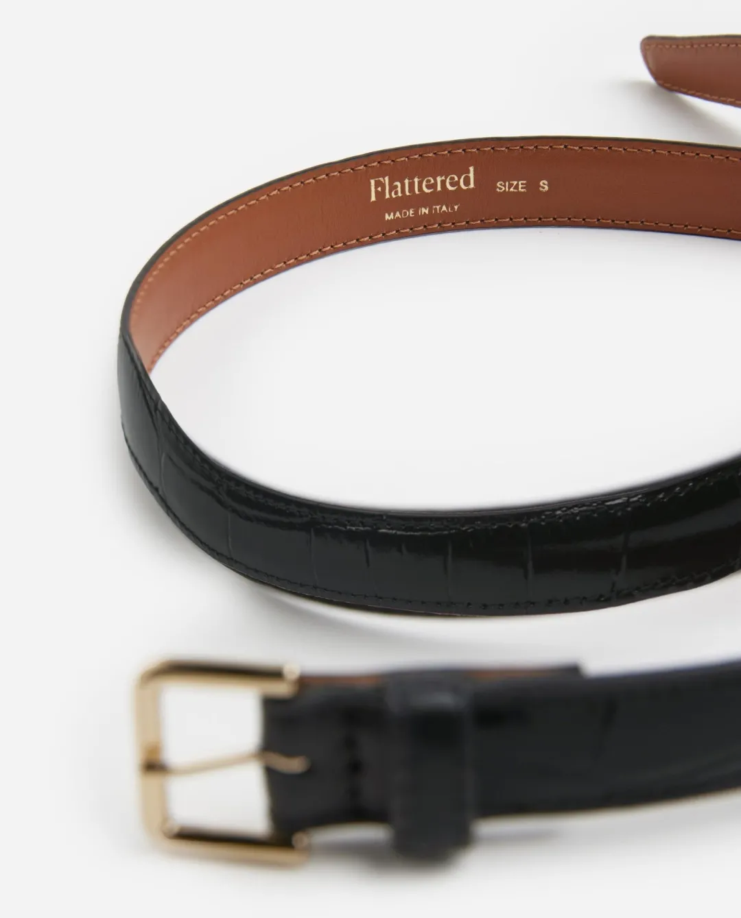 barbara_belt_leather_blac_2.webp Barbara Belt Leather ^Flattered Flash Sale