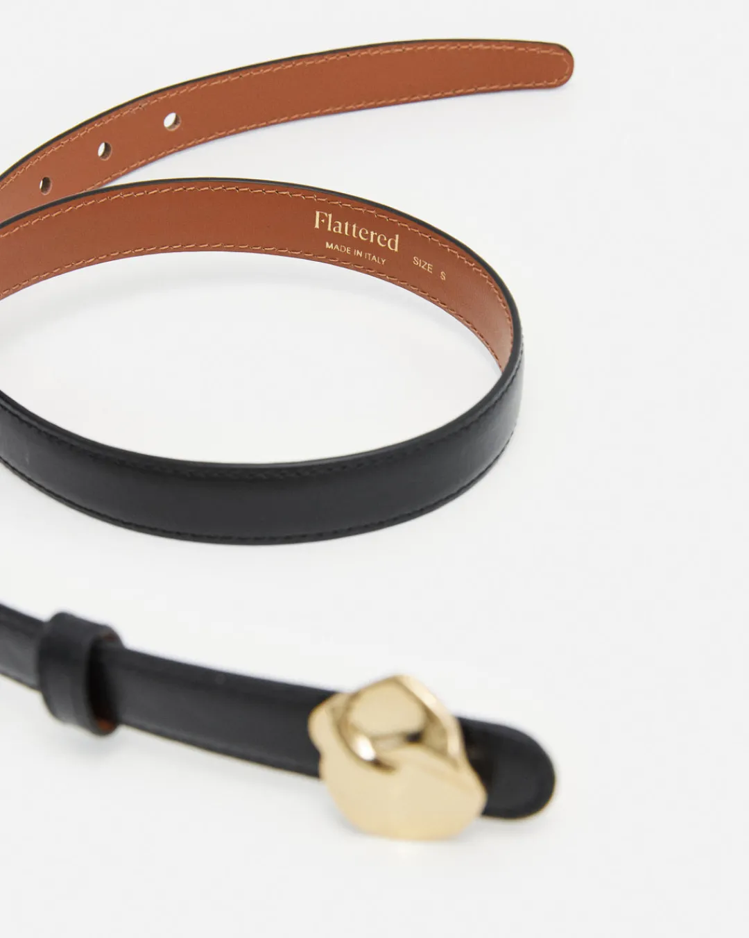 brie_belt_leather_black_2.webp Brie Belt Leather ^Flattered Flash Sale