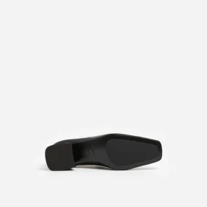 Evan Leather Black^Flattered Store