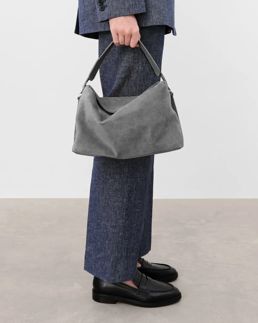 hera_handbag_suede_grey_2.webp Hera Handbag Suede ^Flattered Store