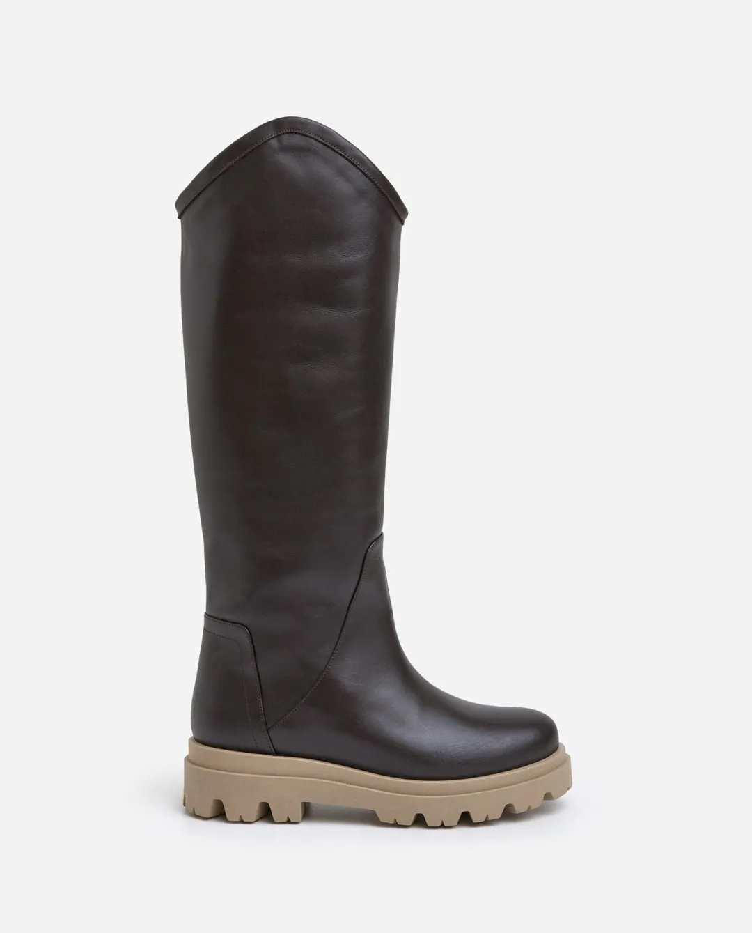 leonore_leather_dark_brow_1.webp Leonore Leather Brown^Flattered Best Sale