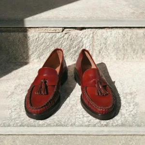 Sigrid Leather Brick Red^Flattered Discount